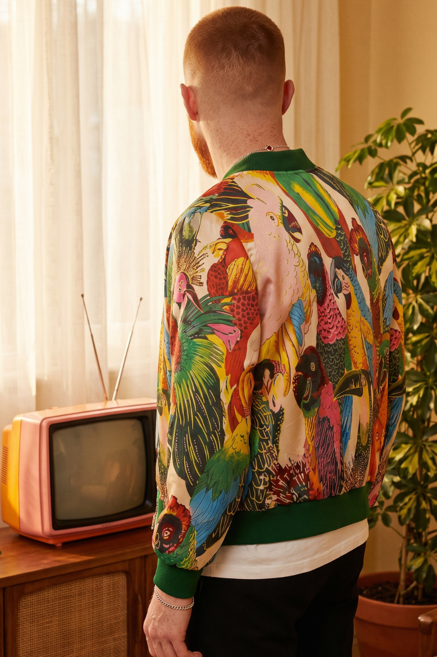 Fezco Embroidered Bomber Jacket