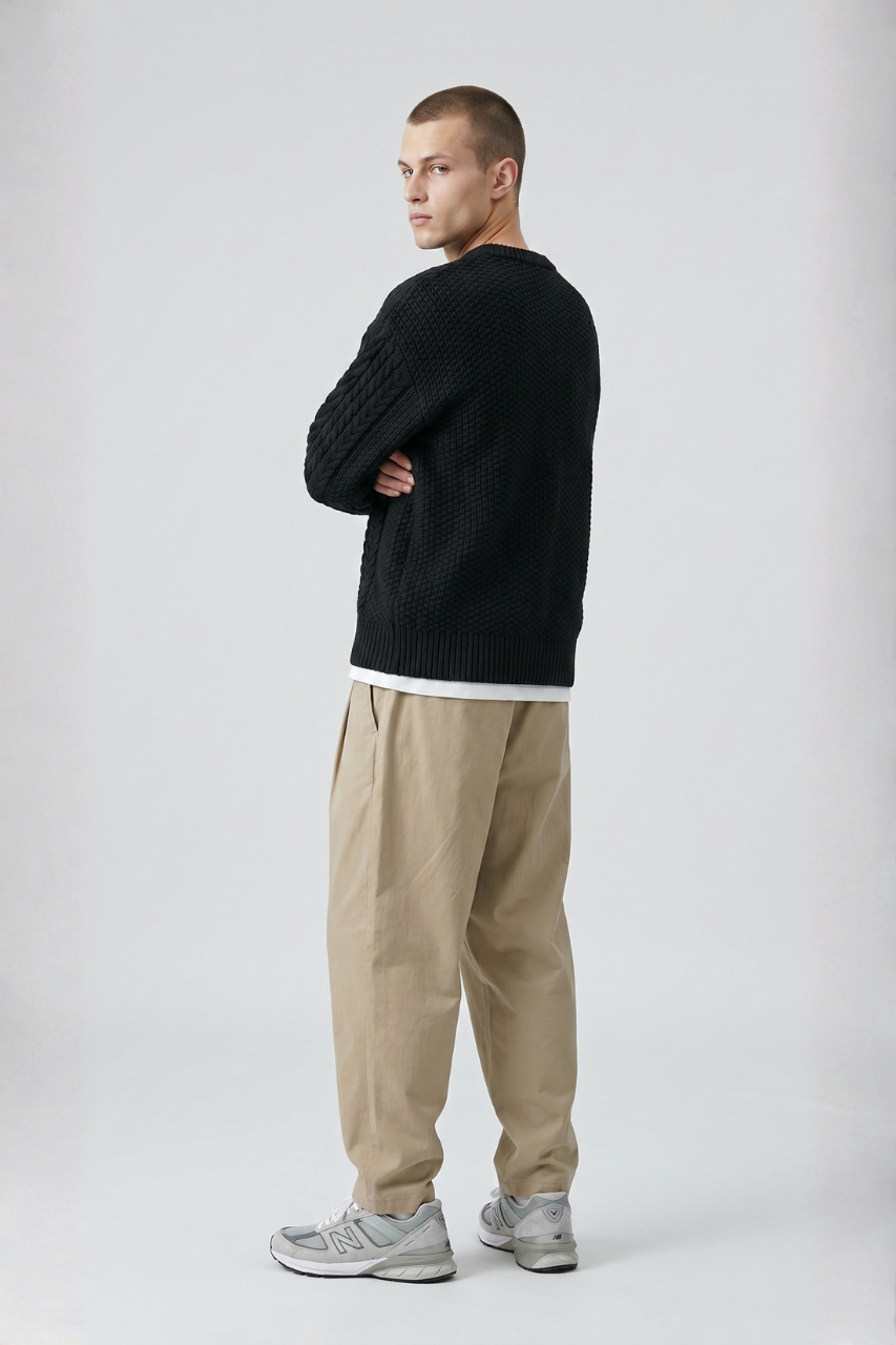 Fezco Jacquard Knit Sweater