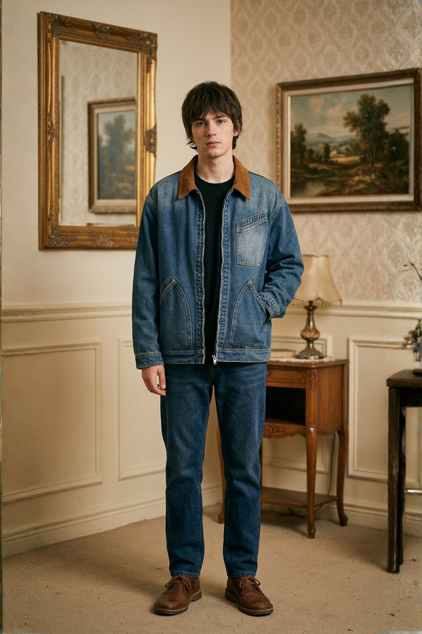 Nate Jacobs Washed Denim Jacket