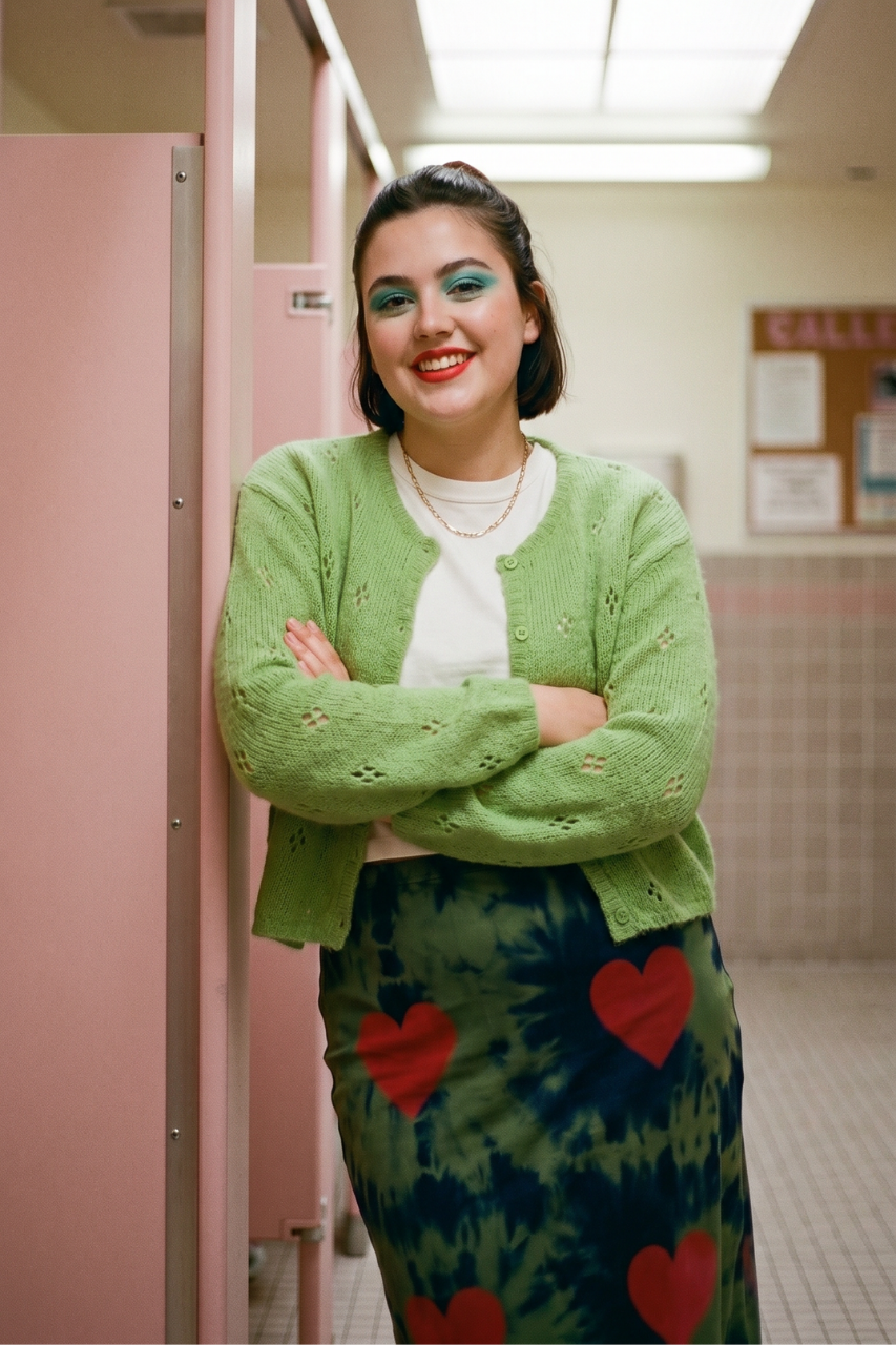Kat Hernandez Green Knit Cardigan