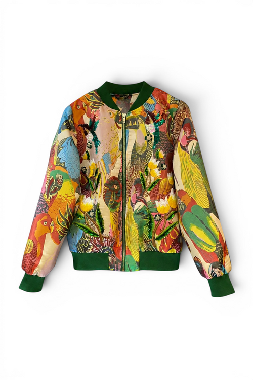 Fezco Embroidered Bomber Jacket