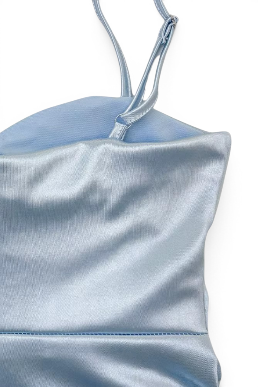 Cassie Inspired Blue Mini Dress