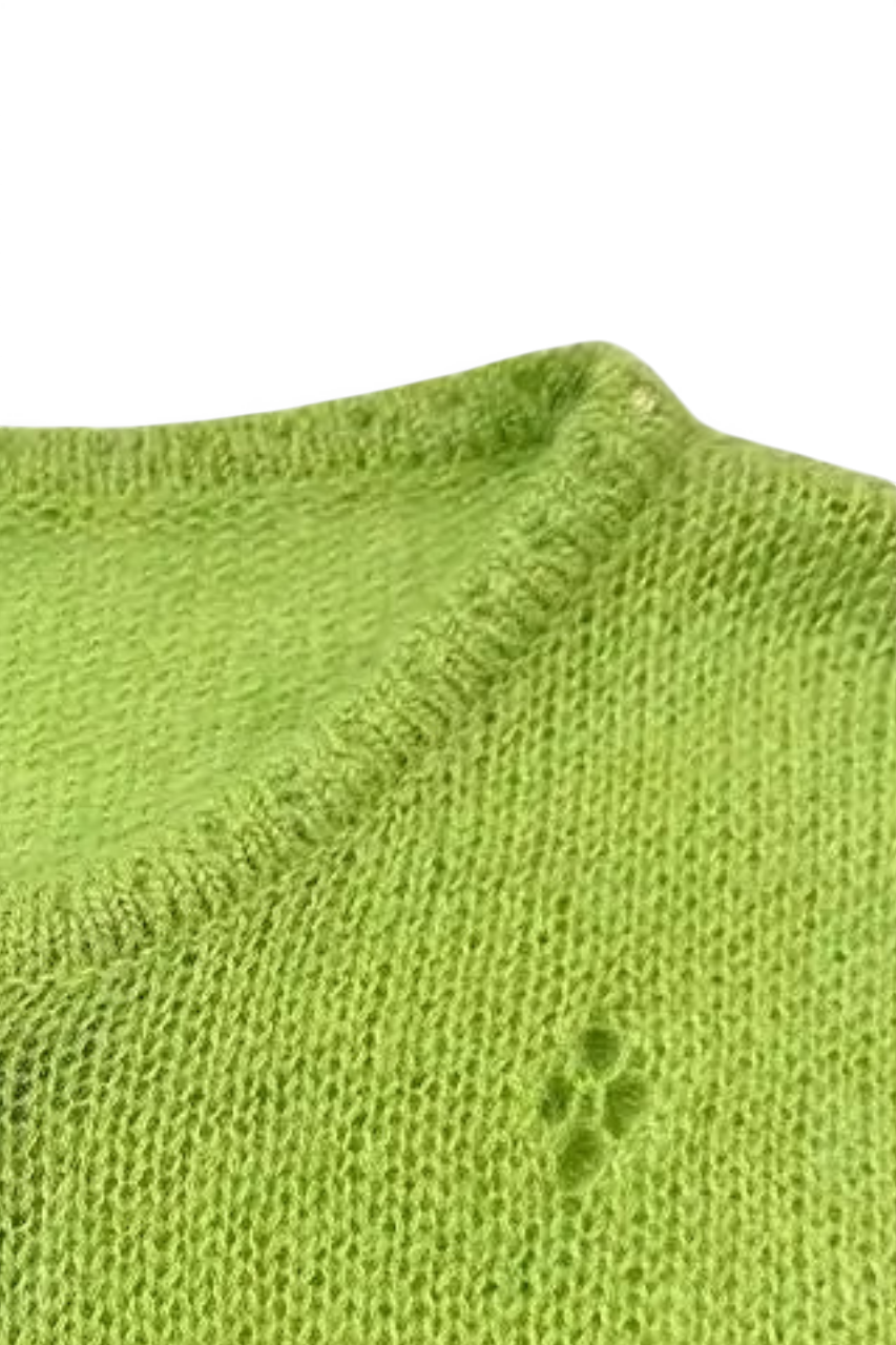 Kat Hernandez Green Knit Cardigan